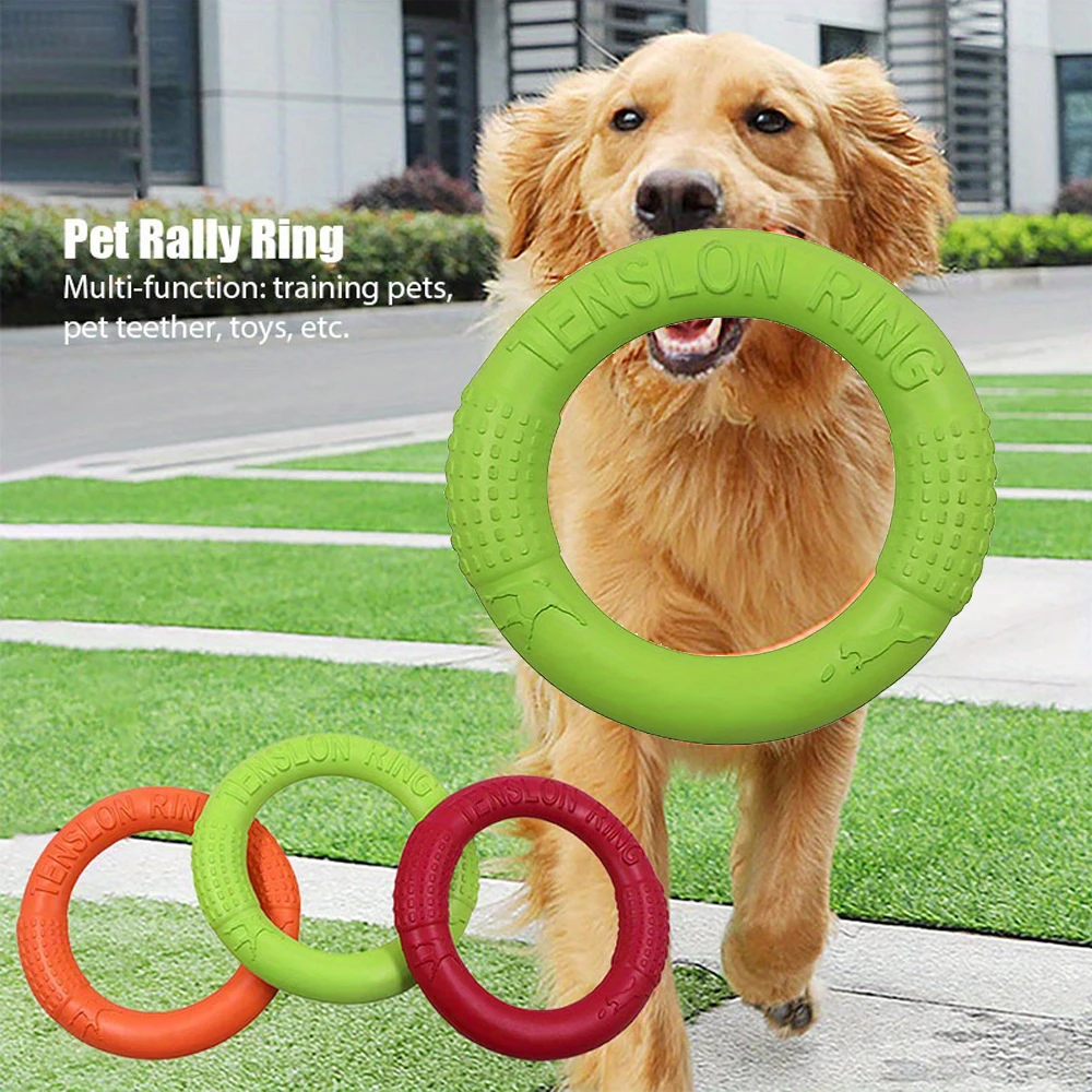 Flying Disc Dog Training Toy - Juguetes de entrenamiento para perros, disco