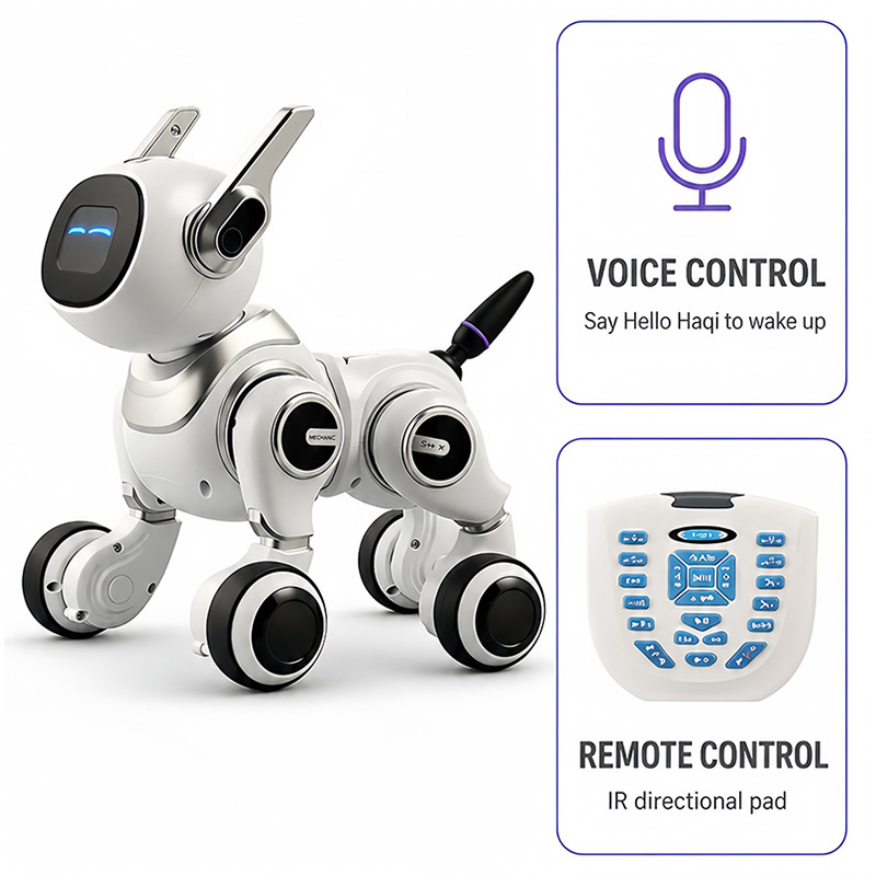 Dog Toys - Perro robot interactivo G110 para niños,