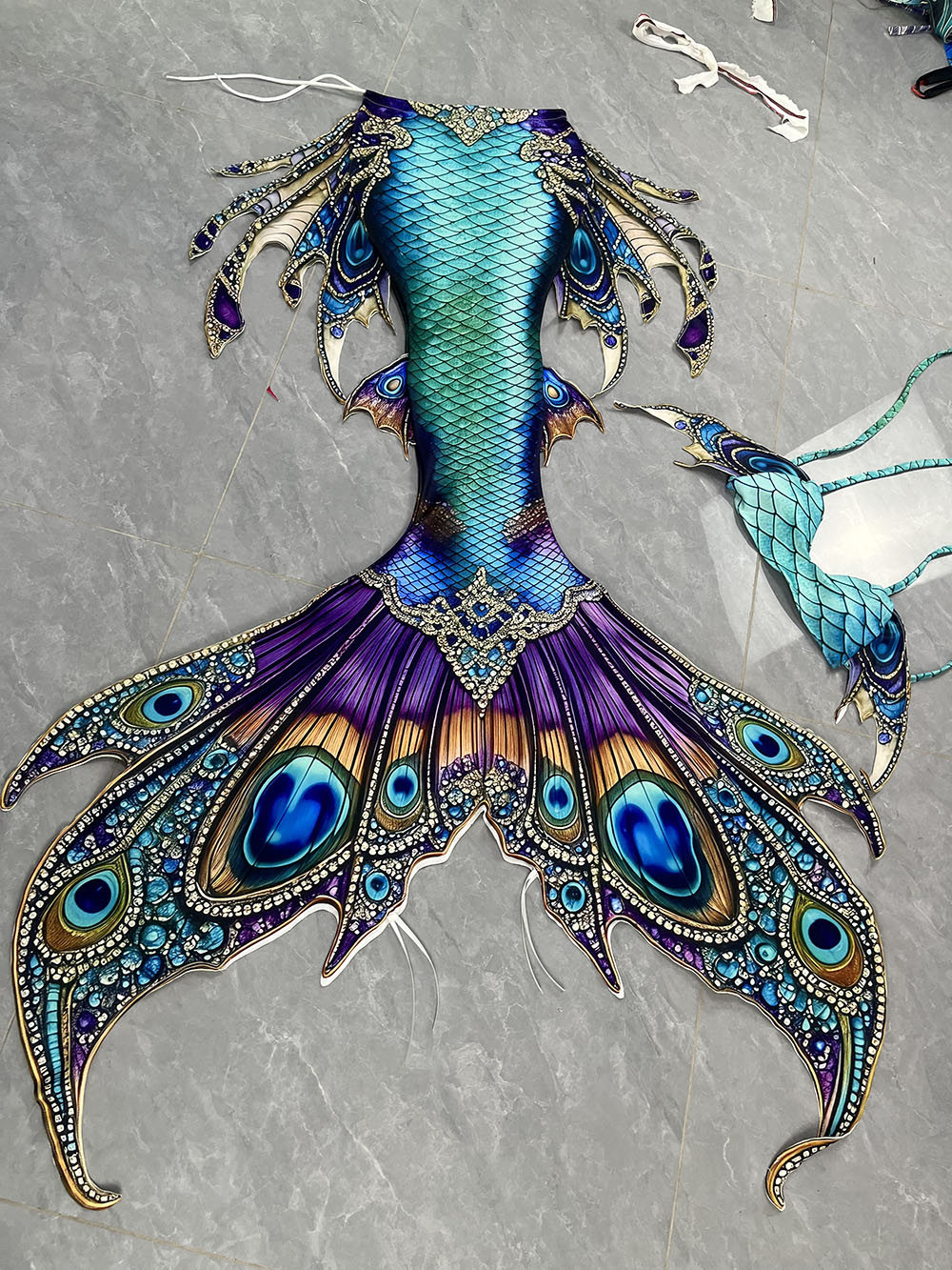 Aquarium - Nuevo patrón cola de sirena aletas