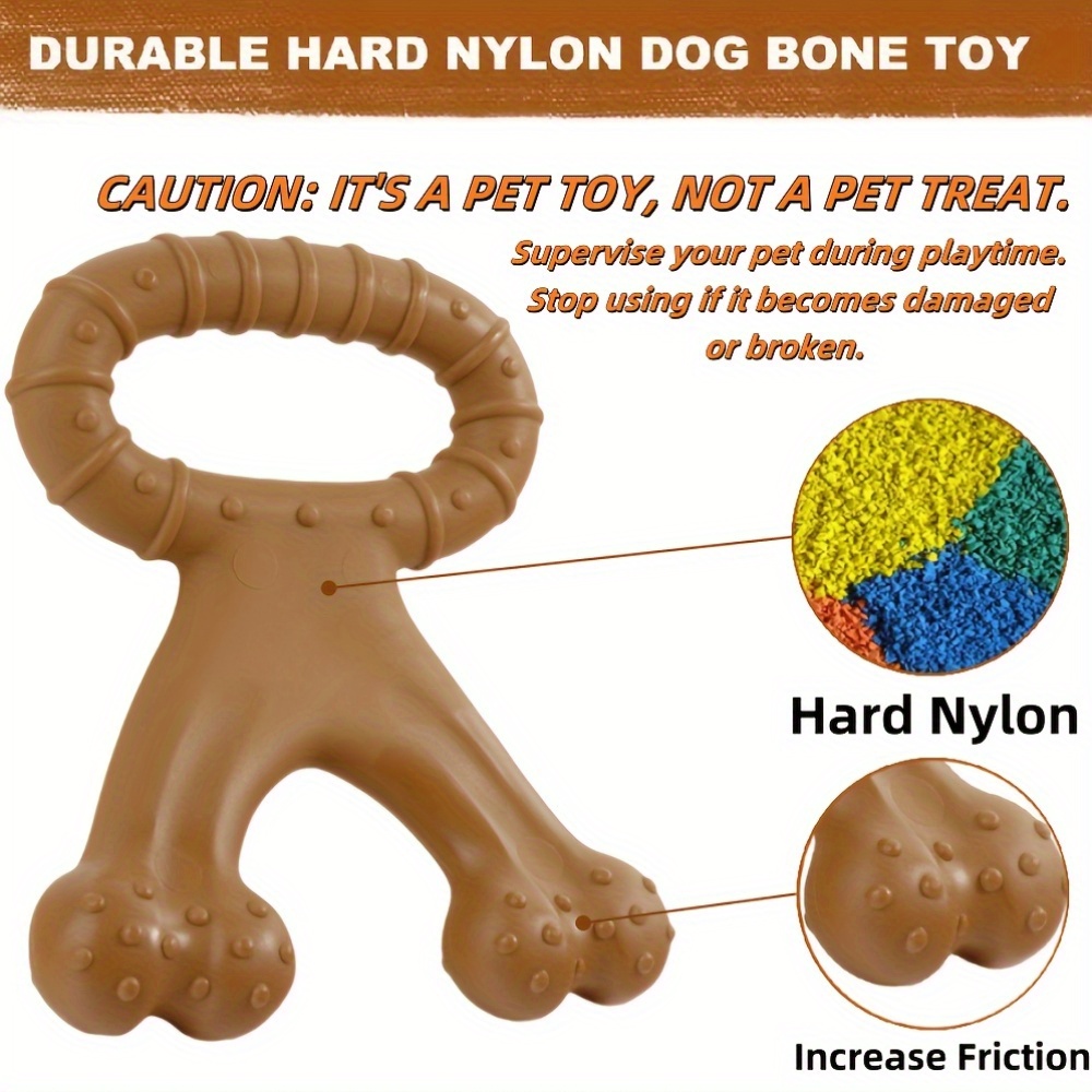 Juguetes para masticar para pe - Teeth Cleaning Dog Chew Bone reseña y precio