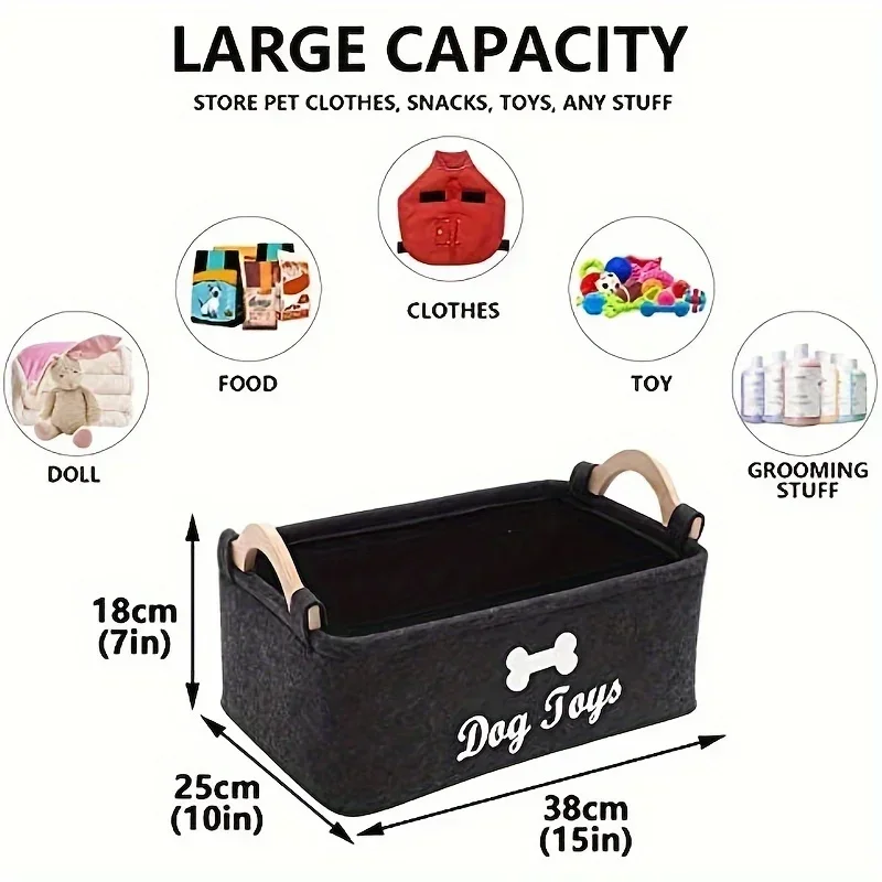 Caja de juguetes de fieltro pa - Indestructible Dog Chew Toy reseña y precio