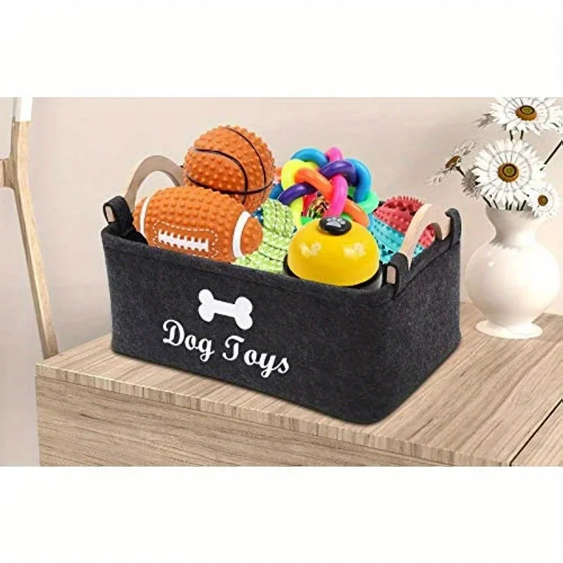 Caja de juguetes de fieltro pa - Indestructible Dog Chew Toy reseña y precio