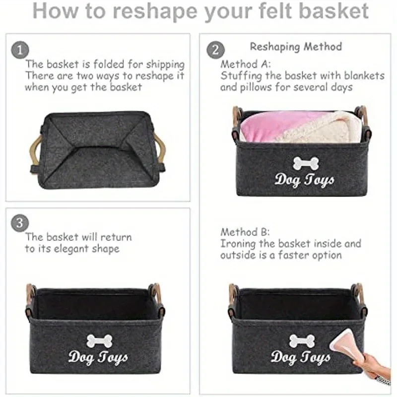 Caja de juguetes de fieltro pa - Indestructible Dog Chew Toy reseña y precio